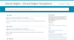 Desktop Screenshot of ebceddegeri.com